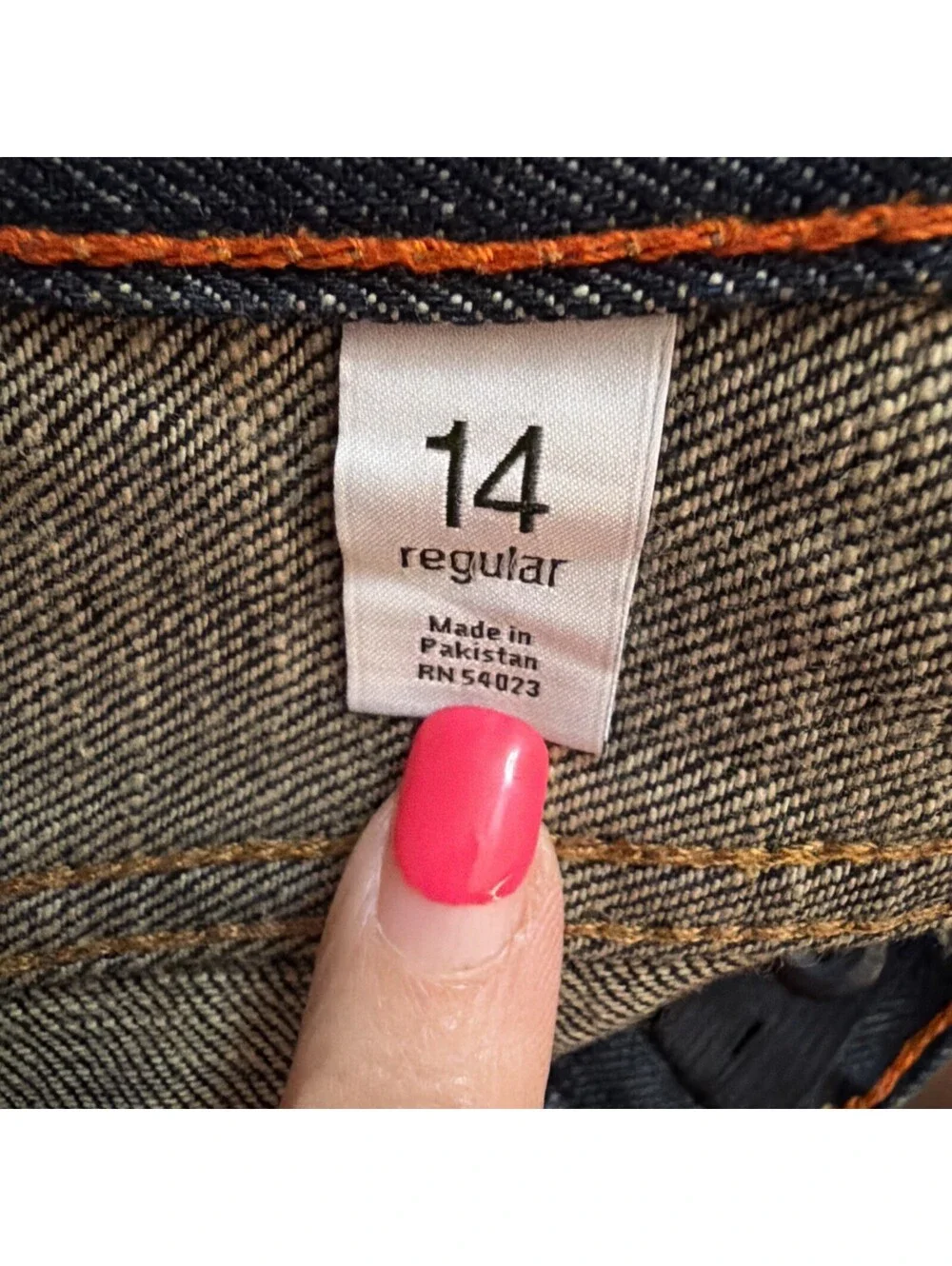 Gapkids Girls Original Dark Wash Blue Jeans Size 14 Regular
